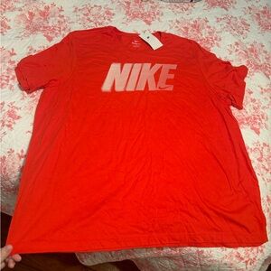 Nike Bold Red Long Sleeve Tee